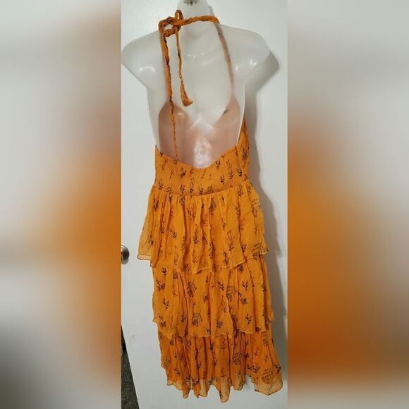 Anthropologie Guapa ‘Pamela' Midi Halter Floral Dress size 8P - Picture 6 of 7